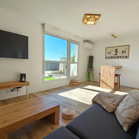 La Parenthese Zen - Grande Terrasse Avec Vue Lägenhet *